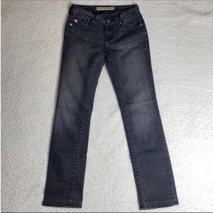 Big Star Jeans Kayla Straight Mid Rise Jeans Size 24 X 30